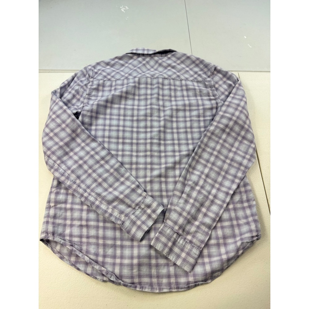 PAIGE Women's‎ Plaid Button Down Shirt Long Sleeve Casual Cotton Top Small - Picture 6 of 8